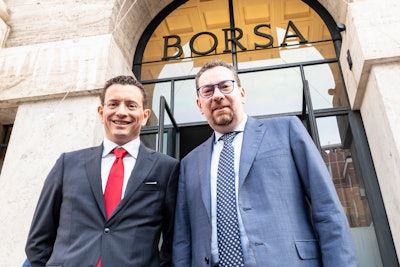 Emidio Zorzella (right) and Massimo Bonardi founded Antares Vision in 2007.