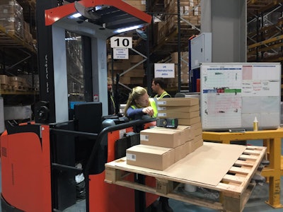 Avery dispatches its first shipment after completing the picking process with the new QAD capabilities.