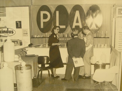 Elaine Jacob At 1950s Trade Show