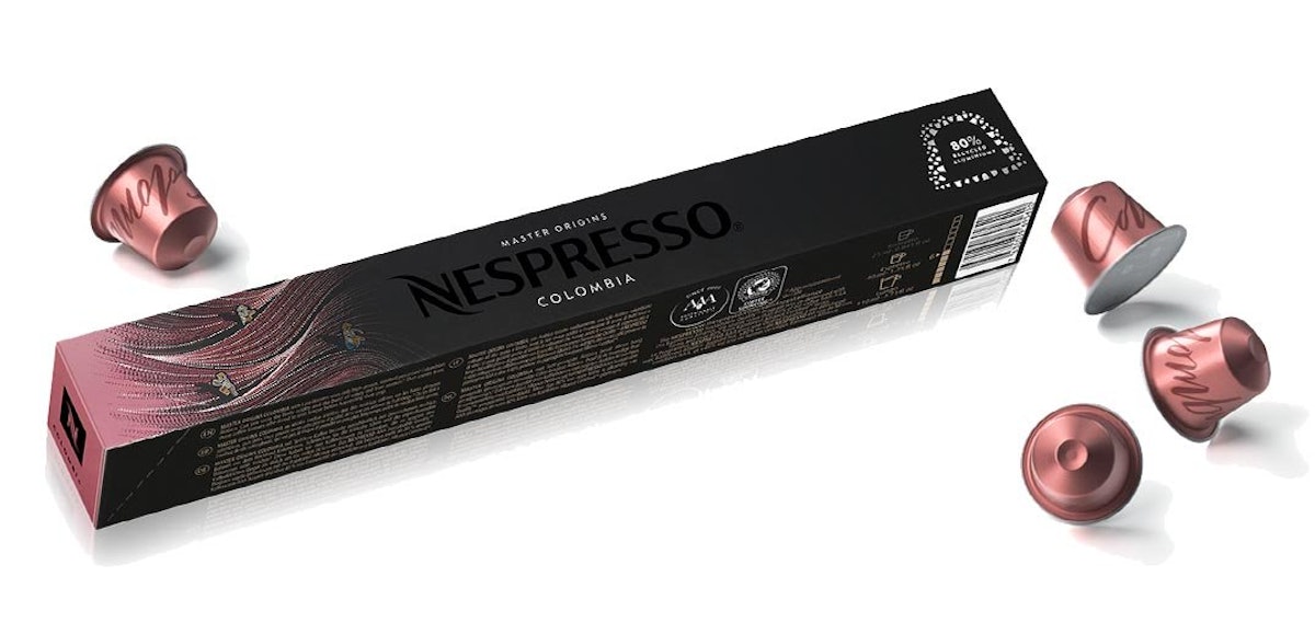 Nespresso Coffee Capsule Made from 80% Recycled Content