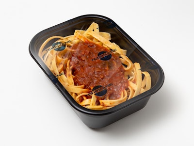 Spaghetti In Lidding Tray Terphane