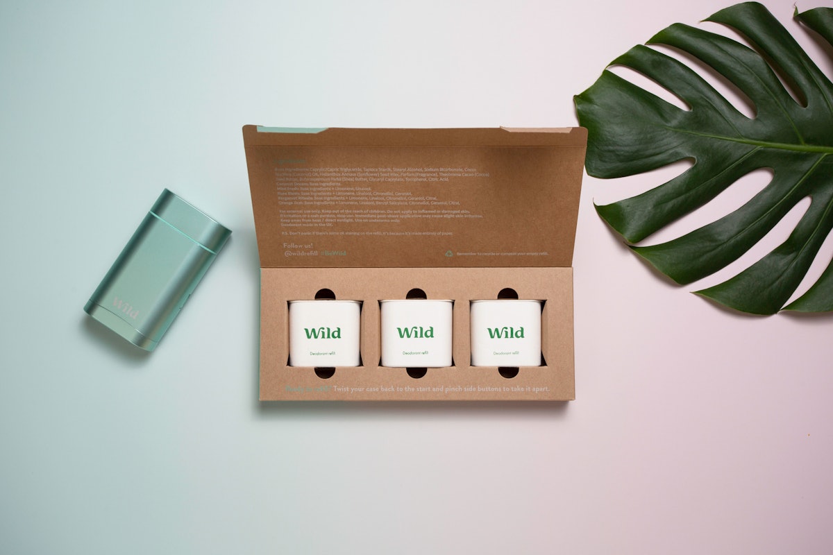 Wild Bamboo-Based Deodorant Refill Pack