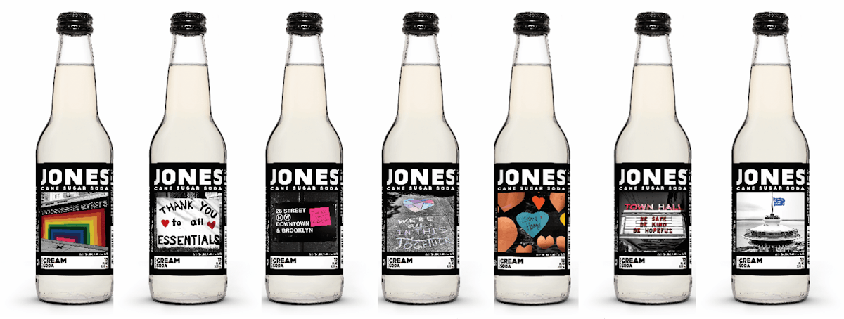 Jones Soda Labels Convey 'Messages of Hope' Amidst COVID-19 ...