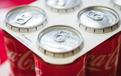 The installation of WestRock’s CanCollar Fortuna™ manufacturing equipment will enable multipack cans to be grouped in a sustainable and environmentally friendly way, with a process that does not require the use of glue or adhesives.