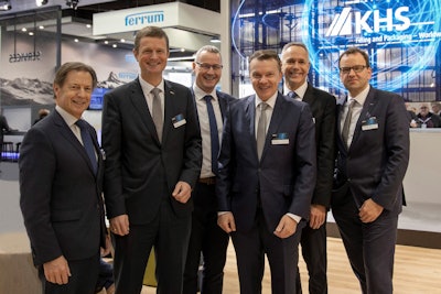 At the BrauBeviale 2019 in Nuremberg, the KHS Group and Ferrum AG announced their intention to enter into cooperative relations. KHS GmbH is now planning to acquire an interest in Ferrum Packaging AG.