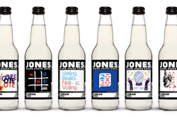 The limited-edition Vote 2020 labels feature six different designs created by artists and consumers in a total print run of 500,000.