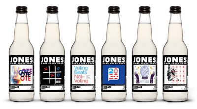 The limited-edition Vote 2020 labels feature six different designs created by artists and consumers in a total print run of 500,000.