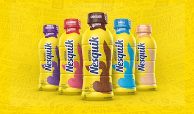 Nesquick packaging AFTER the redesign