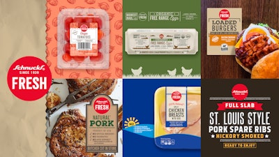 One design element both Ulichnie and Equator agreed should be consistent across all categories though was the Schnucks’ logo, a bright red dot with the Schnucks’ logotype and the copy, “Since 1939,” inside.