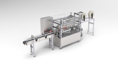Designed and engineered by manufacturing partner Massman Automation Designs's automated secondary packaging equipment, the G2 is part of the WaveGrip range of applicators, which also includes the G1, an entry level machine, and the larger G3 model which can handle higher volume packing.