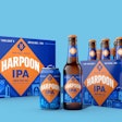 The distinctive Harpoon diamond takes the central location on pack, dynamically framing the brewery illustrations and also serving as a robust wayfinding device at shelf.