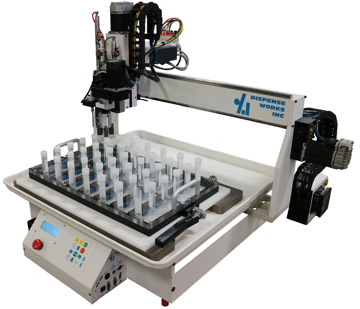 Dispense Works Inc. Liquid Filling/Capping Robots From Dispense Works