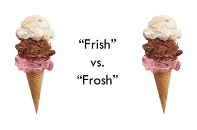 A poll was conducted during the webinar asking attendees to choose in terms of creaminess between two similar ice-creams with names that differed only by the vowel used in their names. An overwhelming 82%, matching this result to those of previous studies, went for the option “Frosh”; this demonstrates that names assigned to brands have an impact on what the consumer expects from a product.