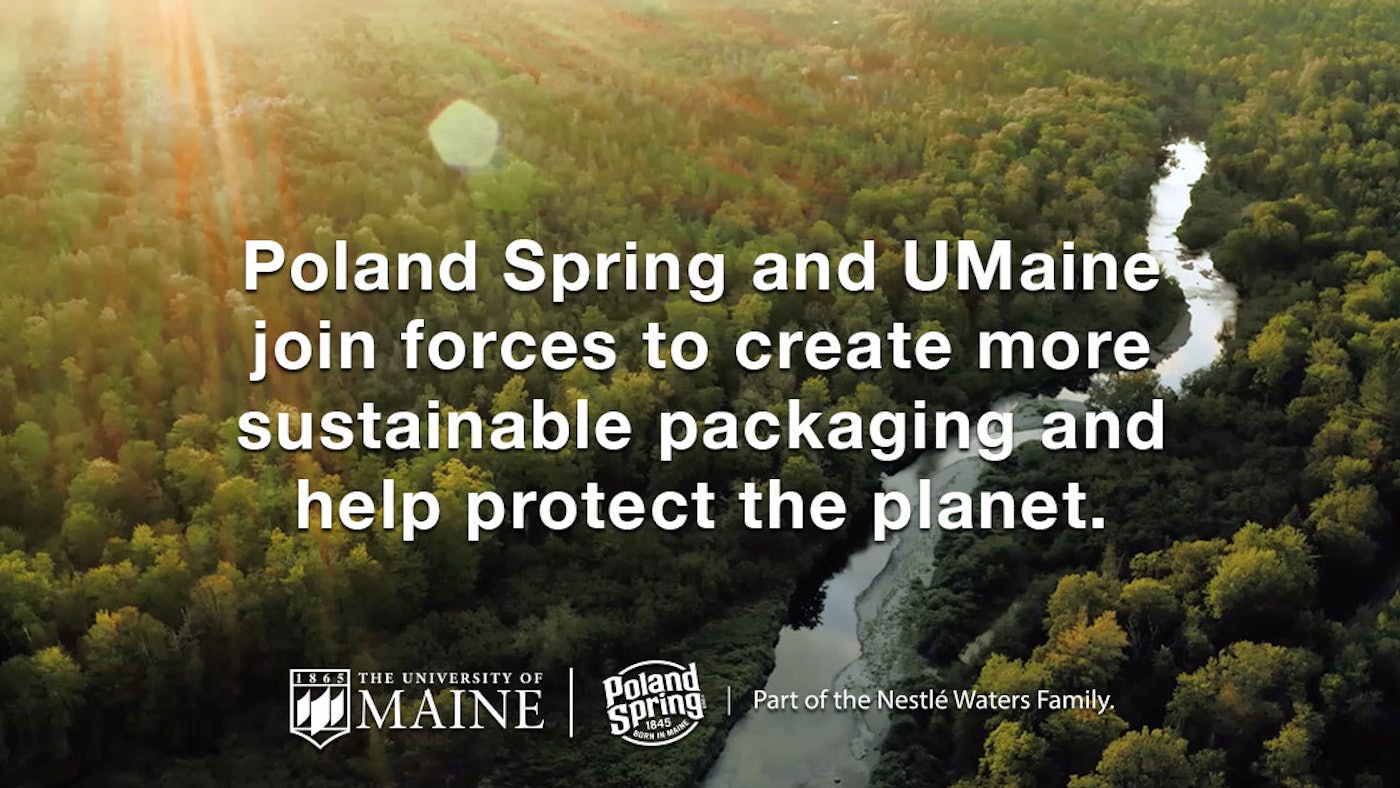 Nestlé Water's Poland Spring Joins with UMaine on Bio-Based Materials | Packaging World Nestlé Water's Poland Spring Joins with UMaine on Bio-Based Materials | Packaging World