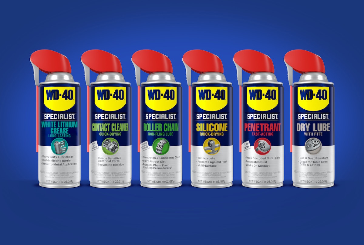 Package Design for WD-40 Specialist Line Lands Smoothly