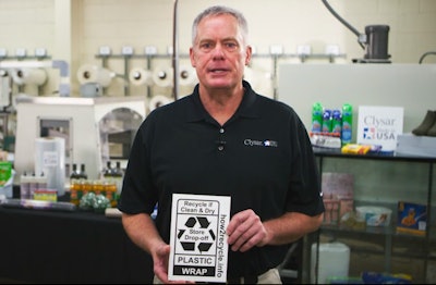 Dan Alt, Sales Manager for Clysar, talks about the company's new EVO and EVOX shrink films, which are prequalified for the Store Drop-Off label by the How2Recycle program.