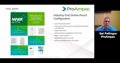 During ProAmpac's Innovation Stage presentation, Sal Pellingra discussed the features of MAKR.