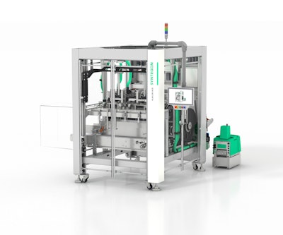 This top-load carton former from Syntegon Kliklok made its debut at PACK EXPO Connects.
