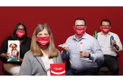 This year’s View from the Top feature focused on Colgate-Palmolive. Shown here left to right are Senior Global Design Manager Jadalia Britto, Chief Technology Officer Patricia Verduin, Director of Global Packaging Innovation and Sustainability Greg Corra, and Jose Luis Molinar, Global Packaging Director Personal & Home Care.