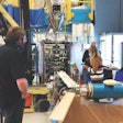 FATs include automated product delivery systems and multiple conveyor loops to simulate actual plant conditions as closely as possible. Image courtesy of Spee-Dee Packaging Machinery.