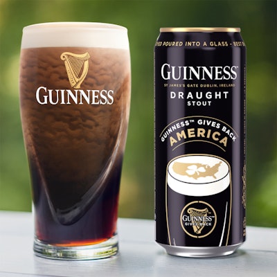 Guinness | Embossed Irish Pint Glass 4 Pack