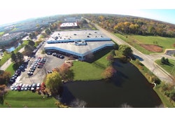 Domino Overhead Drone Shot