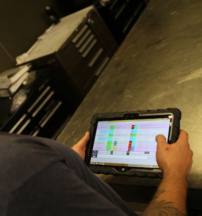 West Liberty Foods’ maintenance team uses tablets to identify in real time where the biggest problems are occurring on the line.