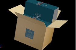 Lenox’s new red wine stemware package for Amazon comprises two inserts holding six glasses, covered with a paperboard sleeve, and shipped in a corrugated case.