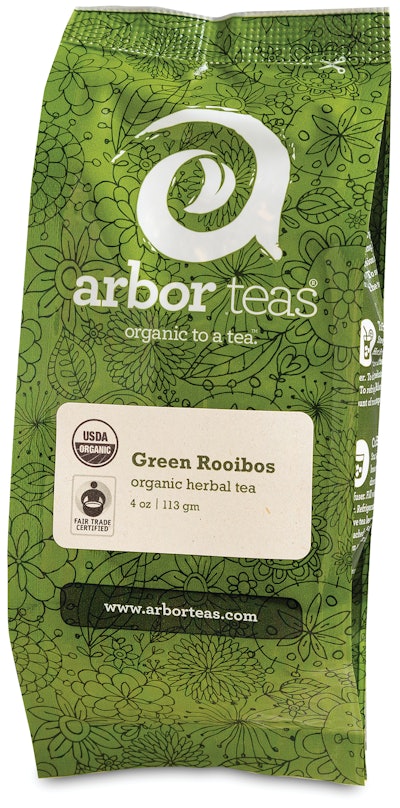 GOLD AWARD—Sustainability—Arbor Teas Organic Tea by Polykar, Eagle Flexible Packaging, Futamura USA, Inc.