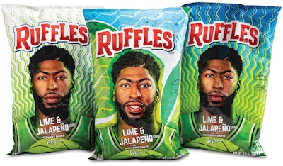 GOLD AWARD—Packaging Excellence—Ruffles® Lime and Jalapeño Anthony Davis Bags by Printpack