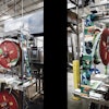 Four different pieces of artwork are printed in succession on the PETG rollstock used to shrink sleeve cans of beer at CAB, resulting in four differently decorated beer varieties coming off of each batch run.