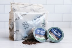 GOLD AWARD - Sustainability - Maxwell House Industrial Compostable Coffee Pod Lidding & Mother Bag from TC Transcontinental
