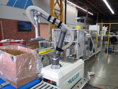 Muller Cobot Case Packer