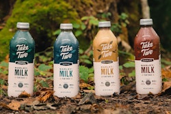 The Take Two Foods initial product line includes four milks, with more products planned.