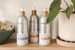 The package used by the Hand Wash Therapy collection is a custom, 12-oz brushed aluminum bottle from a proprietary supplier.