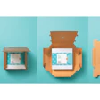 All a gift recipient needs to do is cut a single taped edge of the shipper, and the OPF corrugated case pops open and lays flat to present the gift inside.
