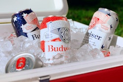 Budweiser’s three new limited-edition cans celebrate American freedom, featuring a red, white, and blue design emblazoned with stars and stripes.