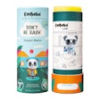 EmBeba is using a fiber-based, push-up tube for its debut product, Don't Be Rash Diaper Balm.