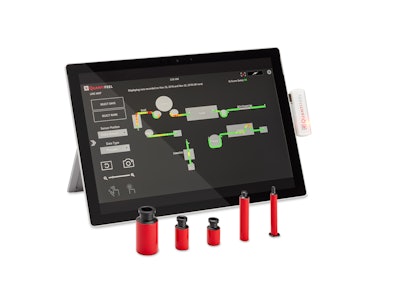 Smart Skin offers in-depth analysis of filling and packaging lines, providing precise pressure management to reduce glass breakage, bruising and micro fractures and optimizing performance. Image: Smart Skin Technologies