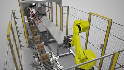 The new RTL-HV robotic case-packing system from Pearson Packaging Systems can load product both horizontally and vertically.