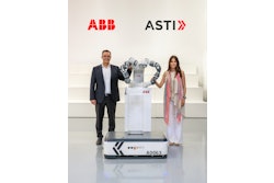 Sami Atiya, President, ABB’s Robotics & Discrete Automation business and Veronica Pascual Boé, ASTI CEO.