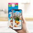 The Almond Breeze AR experience is accessible from a dedicated website that opens up when users point their smartphone at a QR code on the packaging.