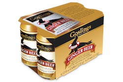 This gusseted wraparound carton format is favored by some retailers over traditional plastic can handle formats.