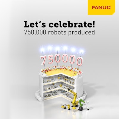 Lets Celebrate Fanuc Reaches 750 K Robots