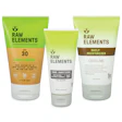 The Face + Body natural sunscreen tube in sugarcane bio-resin replaces Raw Elements’ previous plastic tube, which was made with PCR.