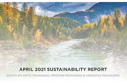 Results of a carbon footprint study conducted by South Atlantic Packaging and Wake Forest University are reported in the company’s ‘April 2021 Sustainability Report.’