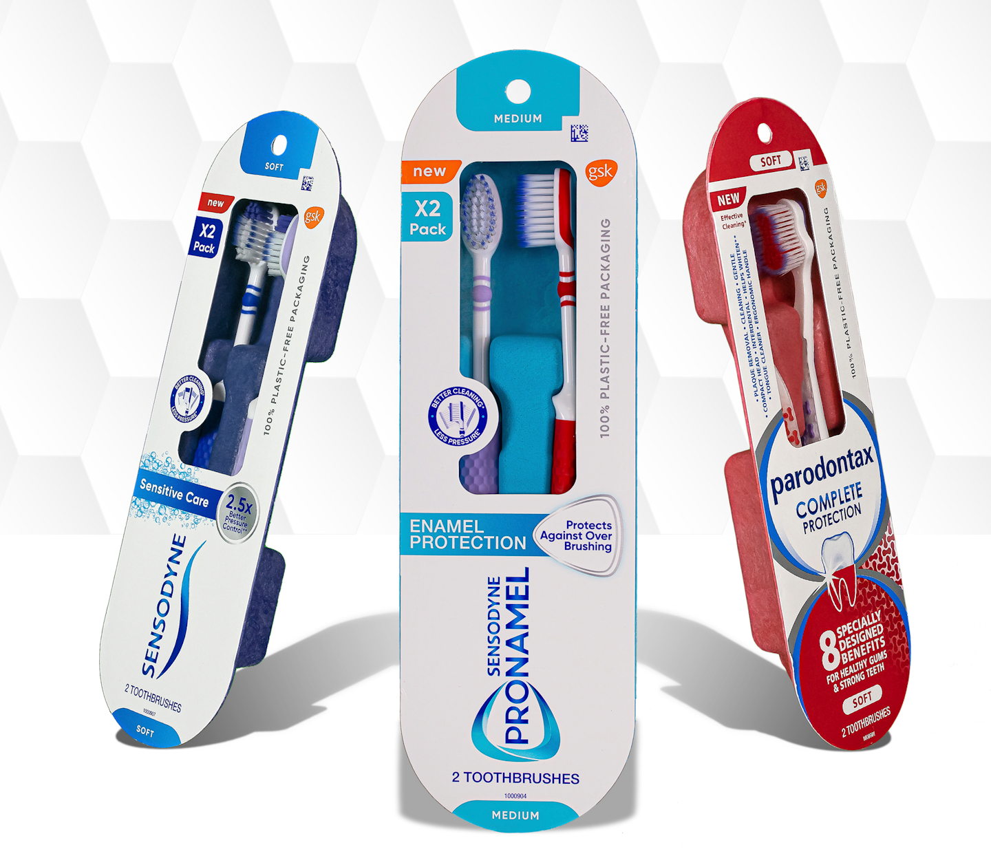 Sustainable Packaging, Health & Beauty Awards â€” Launch of GSK's 100% Plastic-Free, 100% Recyclable Secondary Packaging Toothbrush, by GlaxoSmithKline Consumer Healthcare.