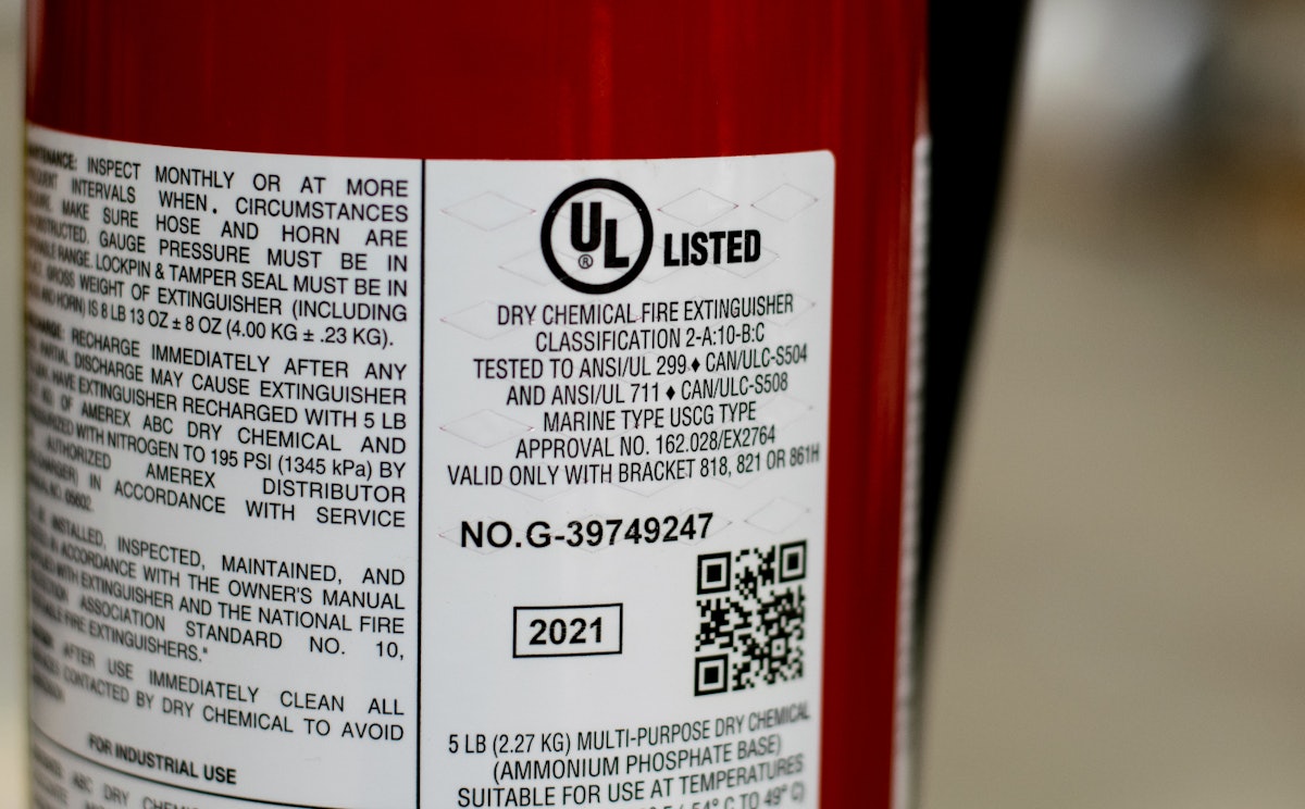 Fire Extinguisher Products Require UL-Certified Labels ...