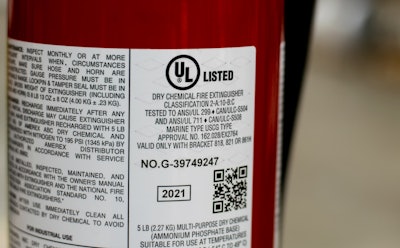 Fire Extinguisher Products Require UL-Certified Labels ...