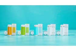Included in the line are three clean-ingredient, vegan deodorant varieties—Cucumber Sage, Citrus Vetiver, and Coconut Jasmine—a body balm stick in a Coconut Pineapple scent, and a body lotion stick in Lavender Coconut.